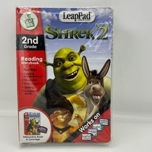 LeapFrog LeapPad Dreamworks Shrek 2 Kids 2nd Grade Book  Set
